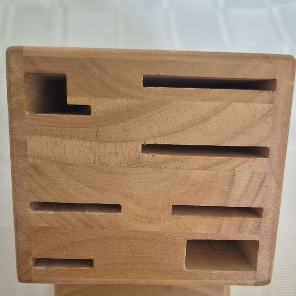 Henckels Wooden Knife Block 13 Slots by Natural Brown - Picture 10 of 16